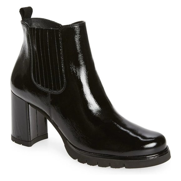 Paul Green Shoes - NWT$530 Paul Green New York Lug Sole Boot BLACK PLATFORM 6.5 AU 9 US (TD4)